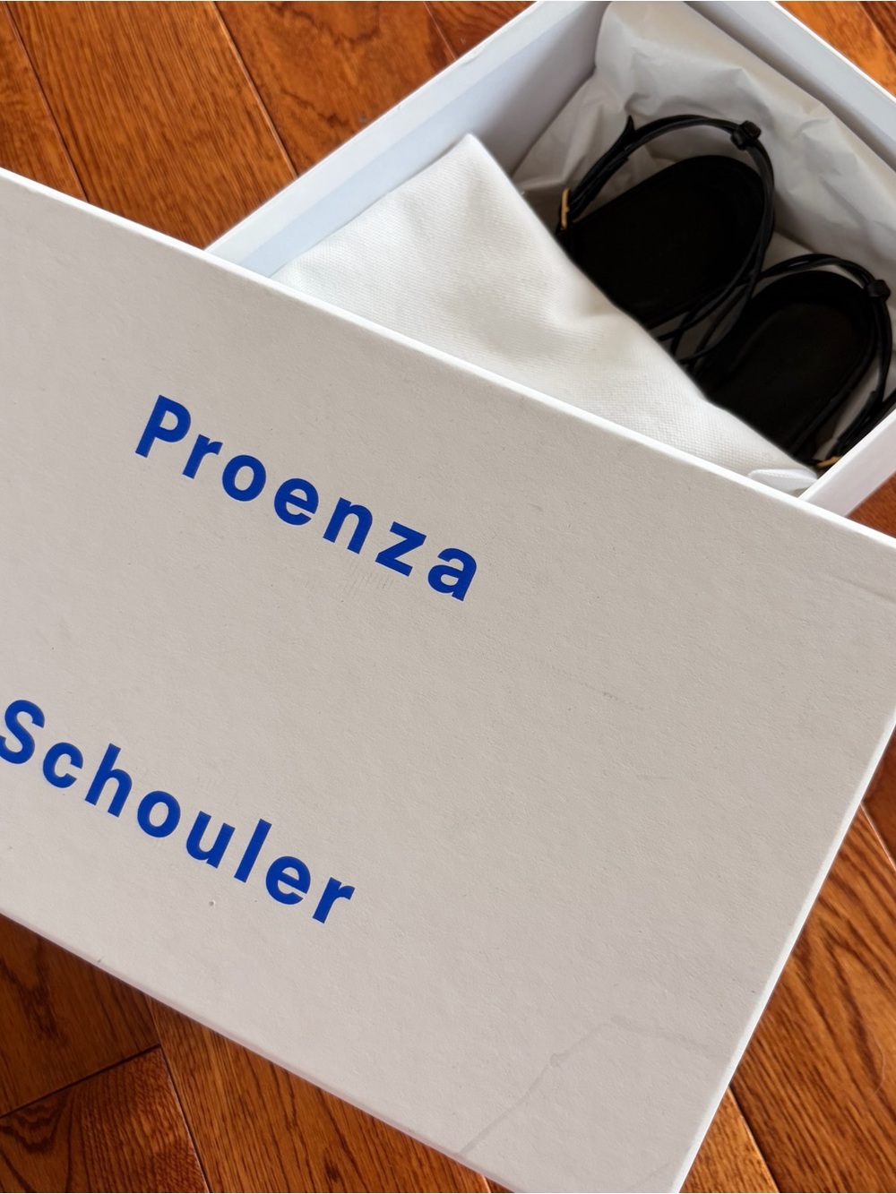 Proenza Schouler Black Cage Leather Sandals - Picture 11 of 12